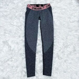 Gymshark Heather Gray & Pink Leggings